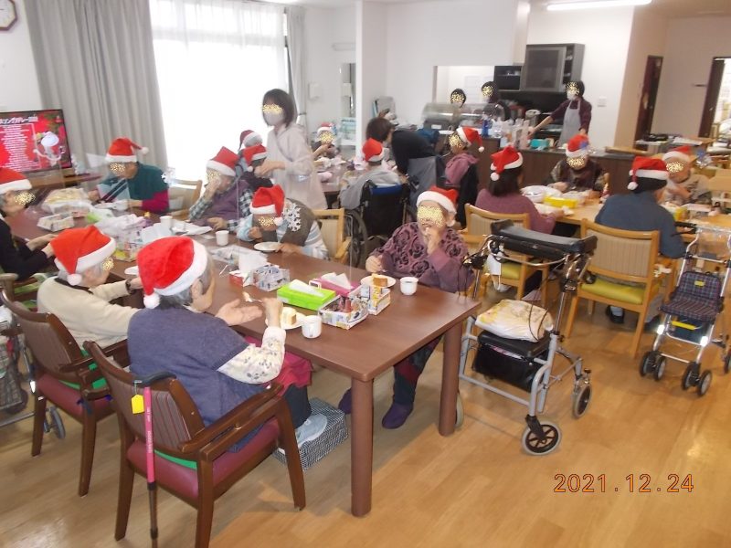 ショートステイ　クリスマス会