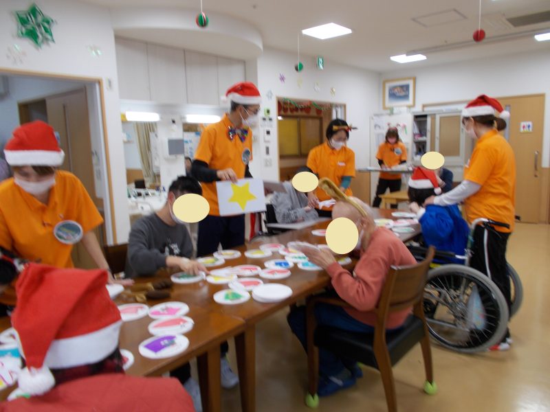 クリスマス会　障害デイサービス